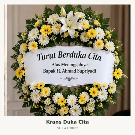 Krans Bunga Duka Kayong Utara